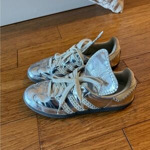 Adidas Wales Bobber Metallic Silver Sneakers